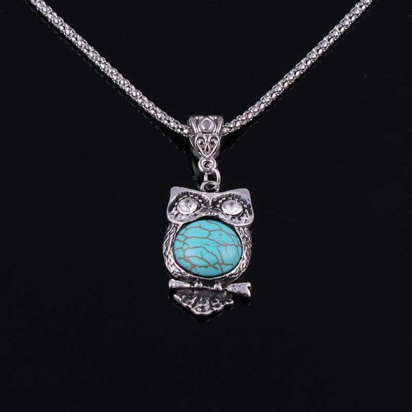 women's owl tibetan silver turquoise pendant necklaces dmtqn029 fashion gift national style women diy necklace pendants
women's owl tibetan silver turquoise pendant necklaces dmtqn029 fashion gift national style women diy necklace pendants