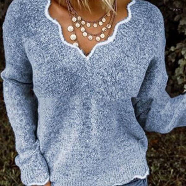 soft ladies sweater v neck long sleeves pullover streetwear autumn casual warm female women's sweaters, White;black
soft ladies sweater v neck long sleeves pullover streetwear autumn casual warm female women's sweaters, White;black