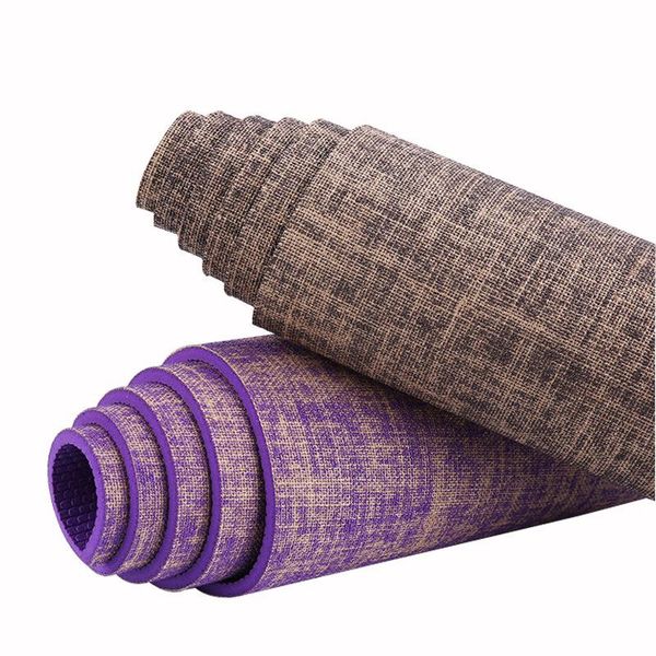 yoga mats 183*61*0.50 flax mat pvc strengthened and thickened non-slip environment-friendly sports fitness
yoga mats 183*61*0.50 flax mat pvc strengthened and thickened non-slip environment-friendly sports fitness