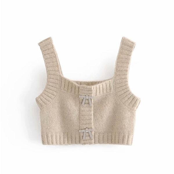 elegant women bow diamond button knitted fashion ladies square collar camis streetwear female sweet girls chic 210407, White
elegant women bow diamond button knitted fashion ladies square collar camis streetwear female sweet girls chic 210407, White