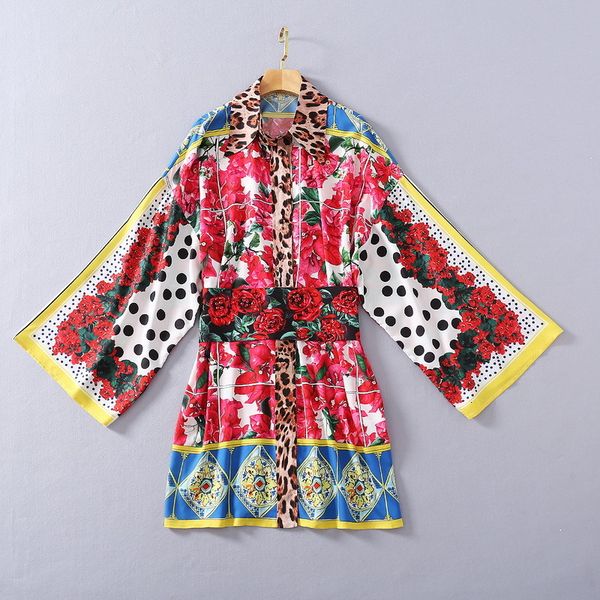 casual dresses european and american women's clothing the spring long-sleeved lapel leopard print floral beaded dress g8ed, Black;gray
casual dresses european and american women's clothing the spring long-sleeved lapel leopard print floral beaded dress g8ed, Black;gray