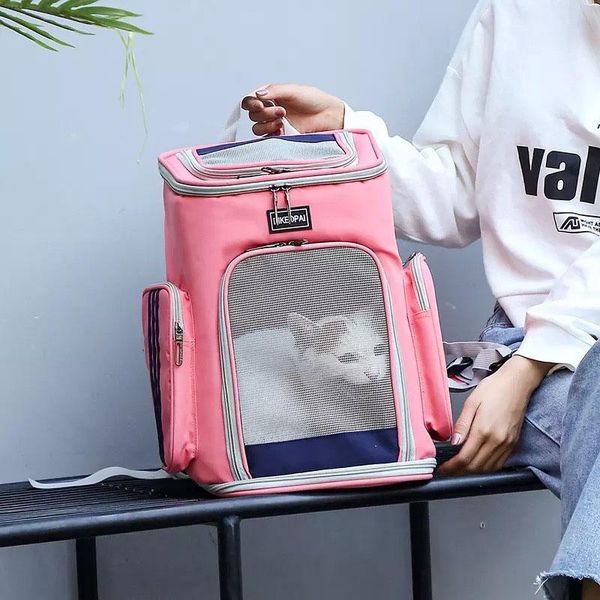 dog car seat covers cat backpack portable mesh four-sided comfortable pet handbag breathable oxford fabric foldable outdoor dogs travel bag
dog car seat covers cat backpack portable mesh four-sided comfortable pet handbag breathable oxford fabric foldable outdoor dogs travel bag