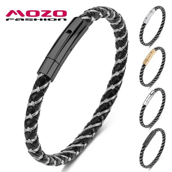 charm bracelets mozo drop 2021 classic women black wire rope braided simple banglesmen wholesale jewelry gifts 608, Golden;silver
charm bracelets mozo drop 2021 classic women black wire rope braided simple banglesmen wholesale jewelry gifts 608, Golden;silver