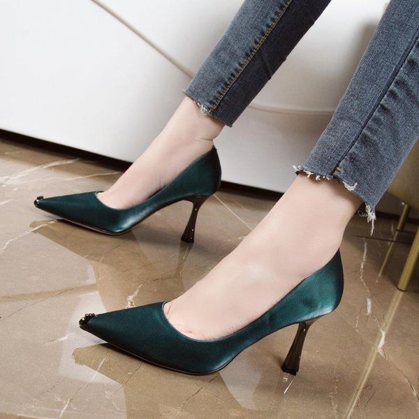 dress shoes stiletto shallow mouth work women pumps pointed toe single woman high heel zapatillas mujer nice, Black
dress shoes stiletto shallow mouth work women pumps pointed toe single woman high heel zapatillas mujer nice, Black