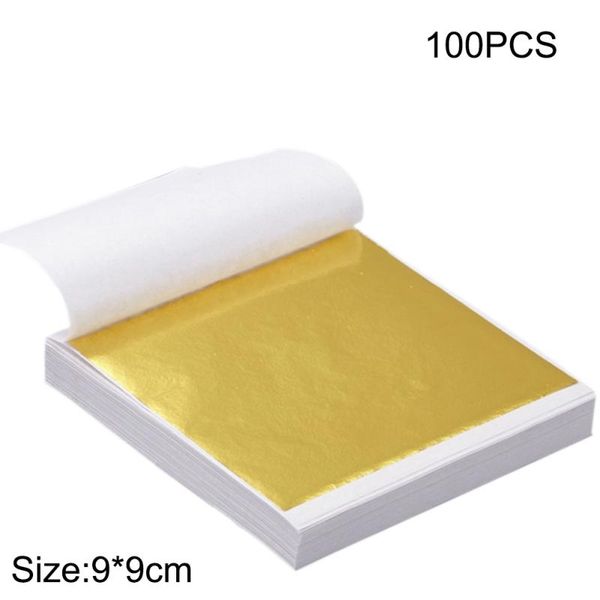 other arts and crafts 100pcs 9cm edible gold foil paper gilding funiture decoration cooking food cake art work
other arts and crafts 100pcs 9cm edible gold foil paper gilding funiture decoration cooking food cake art work