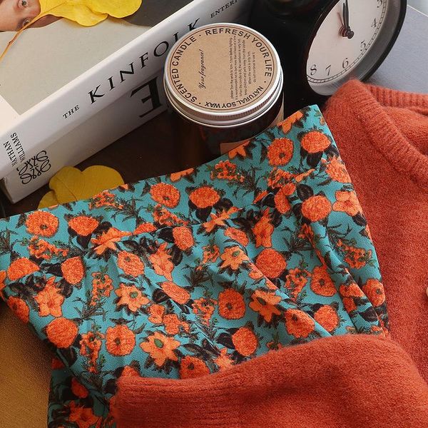spring and summer high waist womens skirt chiffon korean style elastic medium length floral a line, Black
spring and summer high waist womens skirt chiffon korean style elastic medium length floral a line, Black