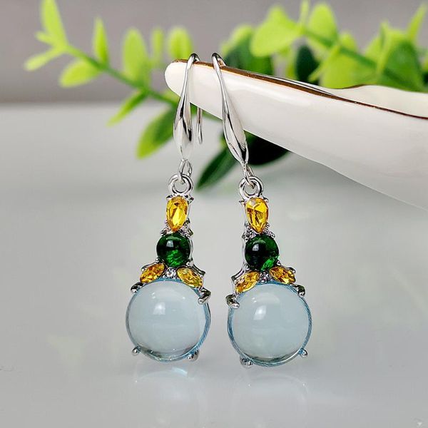 dangle & chandelier fashion transparent moonlight stone earrings creative gold and grandmother green rhinestone leaf decoration for women, Silver
dangle & chandelier fashion transparent moonlight stone earrings creative gold and grandmother green rhinestone leaf decoration for women, Silver