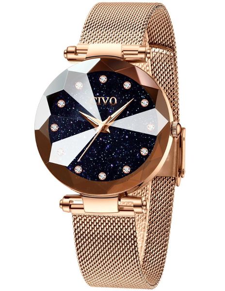 wristwatches wholesale price civo fashion watch women casual wateproof stainless mesh analog quartz watches woman relogio feminino 8064, Slivery;brown
wristwatches wholesale price civo fashion watch women casual wateproof stainless mesh analog quartz watches woman relogio feminino 8064, Slivery;brown