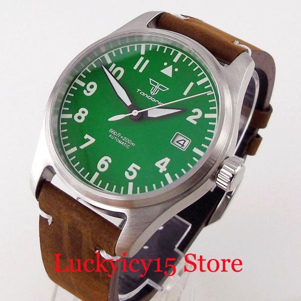 wristwatches selfwinding men wristwatch japan nh35a 39mm 200m waterproof c 3 luminous genuine leather sapphire crystal, Slivery;brown
wristwatches selfwinding men wristwatch japan nh35a 39mm 200m waterproof c 3 luminous genuine leather sapphire crystal, Slivery;brown