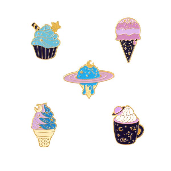 cute ice cream cone series brooches cartoon alloy enamel planet lapel pins for backpack bags clothes badge clothing accessories wholesale, Blue
cute ice cream cone series brooches cartoon alloy enamel planet lapel pins for backpack bags clothes badge clothing accessories wholesale, Blue