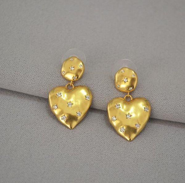 dangle & chandelier vintage brass love connected zircon flash rhinestone women earrings metal golden heart star gem loyal court retro eardro, Silver
dangle & chandelier vintage brass love connected zircon flash rhinestone women earrings metal golden heart star gem loyal court retro eardro, Silver