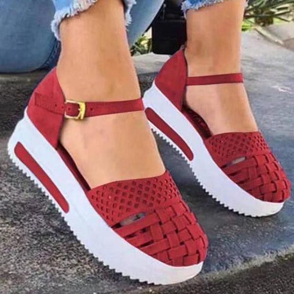 sandals women summer fashion women's hollow out flats ladies casual platform wedges shoes, Black
sandals women summer fashion women's hollow out flats ladies casual platform wedges shoes, Black