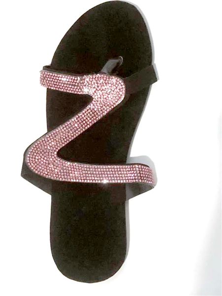women slides sandals z-shaped roman rhinestone flat women's slippers summer outdoor open toe slide ladies fashion beach shoes big size, Black
women slides sandals z-shaped roman rhinestone flat women's slippers summer outdoor open toe slide ladies fashion beach shoes big size, Black