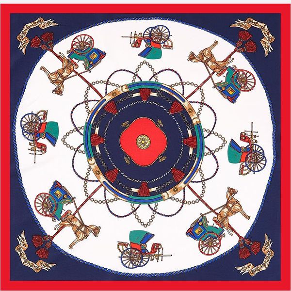 scarves 4 color carriage chain print 60*60cm silk scarf women twill horse large square for ladies shawl, Blue;gray
scarves 4 color carriage chain print 60*60cm silk scarf women twill horse large square for ladies shawl, Blue;gray