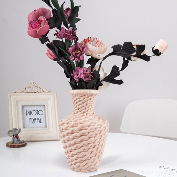 vases plastic vase dry and wet flower arrangement container nordic ins wind floral decoration imitation rattan
vases plastic vase dry and wet flower arrangement container nordic ins wind floral decoration imitation rattan
