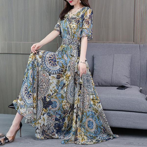 casual dresses summer dress plus size fashion women v-neck floral printing ruffle hem short sleeve large beach, Black;gray
casual dresses summer dress plus size fashion women v-neck floral printing ruffle hem short sleeve large beach, Black;gray