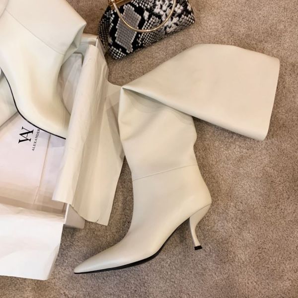 woman high heel boots real leather strange heel winter knee high boots ladies shoes party footwear size 34-40, Black
woman high heel boots real leather strange heel winter knee high boots ladies shoes party footwear size 34-40, Black