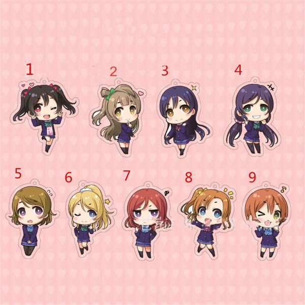 keychains lovelive love live anime keychain minami kotori sonoda umi hoshizora rin tojo nozomi kimino cosplay props pendant, Silver
keychains lovelive love live anime keychain minami kotori sonoda umi hoshizora rin tojo nozomi kimino cosplay props pendant, Silver