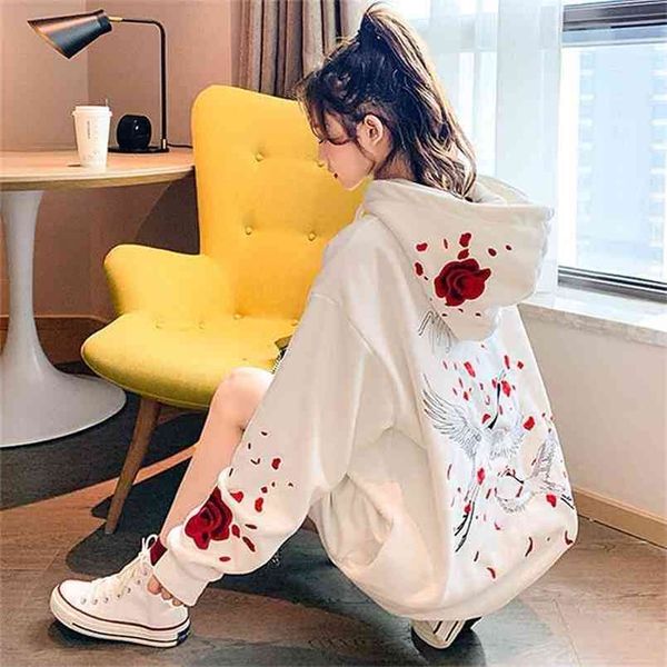 korean student loose mid-length plus velvet hoodies women lazy style autumn and winter hooded thick y2k couple clothes 210909, Black
korean student loose mid-length plus velvet hoodies women lazy style autumn and winter hooded thick y2k couple clothes 210909, Black