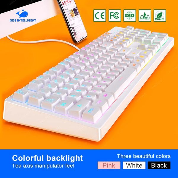 keyboards gaming mechanical keyboard blue red switch 104key ru/us wired anti-ghosting rgb/mix backlit led usb for gamer pc laptop
keyboards gaming mechanical keyboard blue red switch 104key ru/us wired anti-ghosting rgb/mix backlit led usb for gamer pc laptop