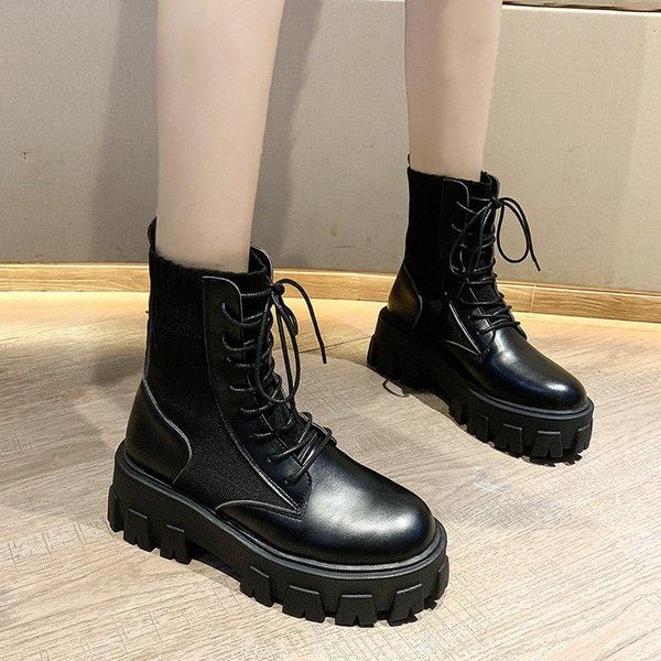 boots women non-slip wear-resistant sole ankle ladies patent leather black high platform fashion shoes
boots women non-slip wear-resistant sole ankle ladies patent leather black high platform fashion shoes
