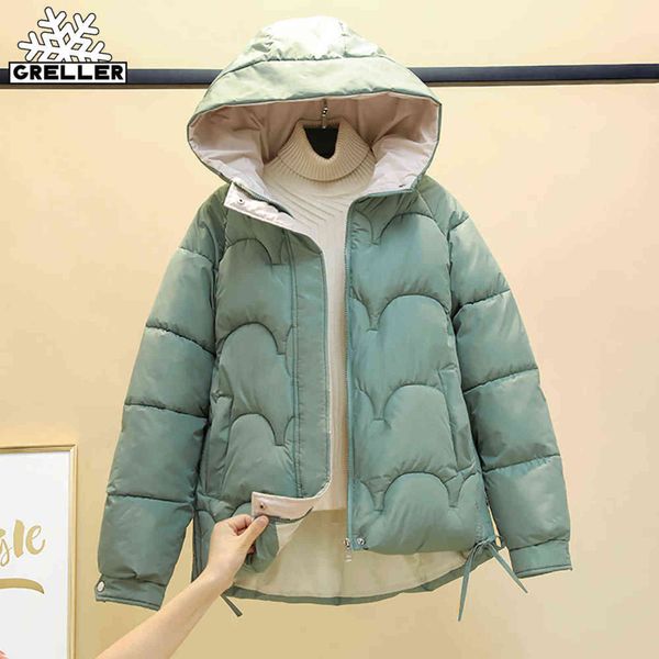 greller short winter jacket women parkas coat winter hooded solid autumn winter coat warm puffer jacket women clothing 211130, Black
greller short winter jacket women parkas coat winter hooded solid autumn winter coat warm puffer jacket women clothing 211130, Black