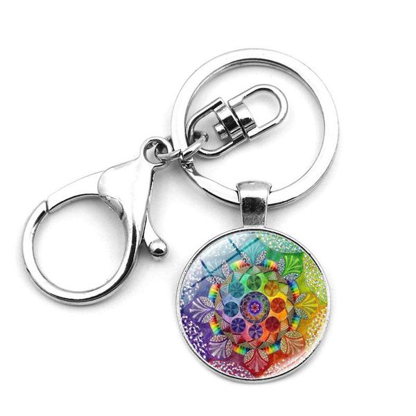 keychains sanskrit om symbol crystal keychain metal lobster buckle jewelry charms flower of life mandala key chains rings, Silver
keychains sanskrit om symbol crystal keychain metal lobster buckle jewelry charms flower of life mandala key chains rings, Silver