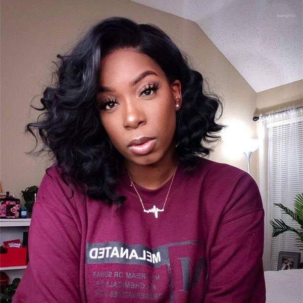 short human hair wigs peruvian body wave wig for black women 150% density remy pre plucked 13x4 bob cut lace front 8-12 inch1, Black;brown
short human hair wigs peruvian body wave wig for black women 150% density remy pre plucked 13x4 bob cut lace front 8-12 inch1, Black;brown