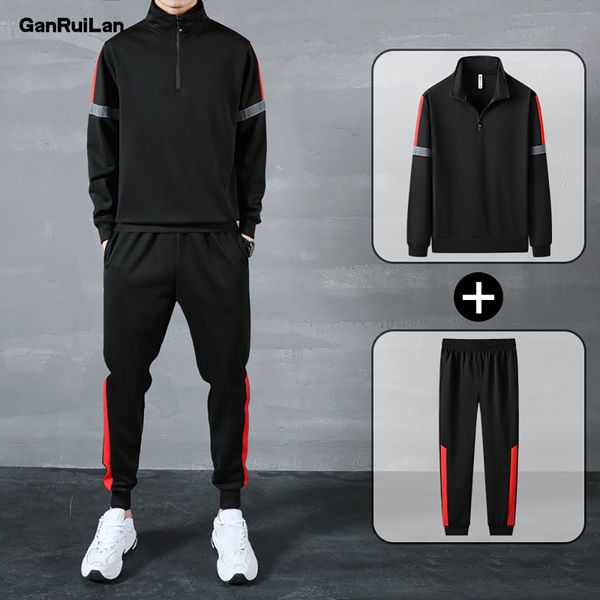 est men's sets two pieces casual sweatshirts zipper polyester men tracksuit hoodies+ pants sport shirts autumn winter set 210518, Gray
est men's sets two pieces casual sweatshirts zipper polyester men tracksuit hoodies+ pants sport shirts autumn winter set 210518, Gray
