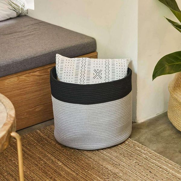 storage baskets nhbr large cotton rope basket baby laundry woven blanket nursery bin 15.8x15.8x13.8inch
storage baskets nhbr large cotton rope basket baby laundry woven blanket nursery bin 15.8x15.8x13.8inch