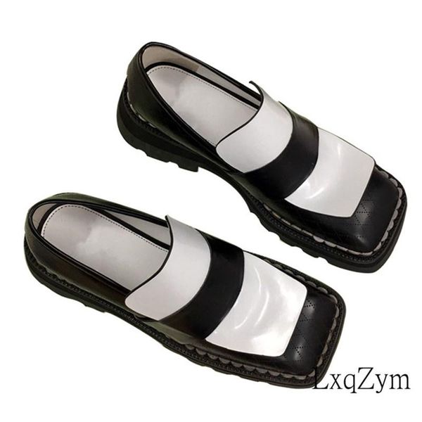 boots designer brand ladies mixed color flat real leather square toe loafers for woman slip on casual shoes ins, Black
boots designer brand ladies mixed color flat real leather square toe loafers for woman slip on casual shoes ins, Black