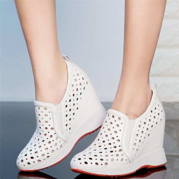 casual shoes women hollow cow leather wedges high heel ankle boots female summer round toe fashion sneakers platform pumps, Black
casual shoes women hollow cow leather wedges high heel ankle boots female summer round toe fashion sneakers platform pumps, Black