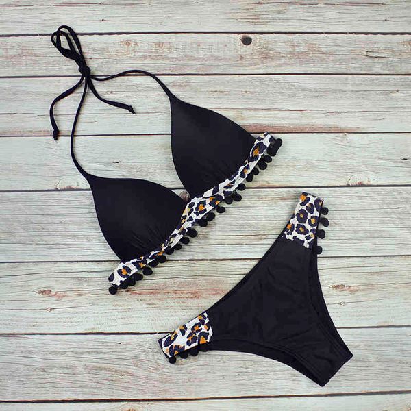 push up bikini 2021 swimwear women tassel black ball leopard plus size swimsuit bathing suit summer biquini party xl, White;black
push up bikini 2021 swimwear women tassel black ball leopard plus size swimsuit bathing suit summer biquini party xl, White;black