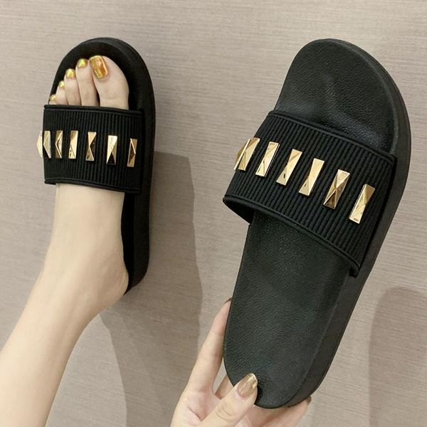 fashion slippers women summer comfort shoes non slip wear resistant flops flat bottom sandals and female shoe femme, Black
fashion slippers women summer comfort shoes non slip wear resistant flops flat bottom sandals and female shoe femme, Black