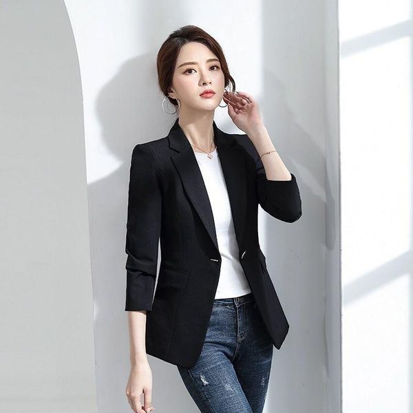 women's suits & blazers 2021 women blazer long-sleeved korean style elegant causal loose temperament slim office solid long sleeve all-, White;black
women's suits & blazers 2021 women blazer long-sleeved korean style elegant causal loose temperament slim office solid long sleeve all-, White;black