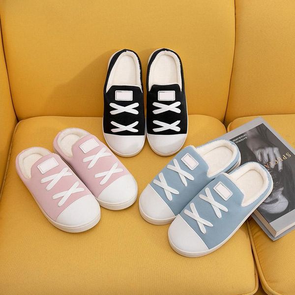 winter woman non slip casual flats shoes women slipper warm female short plush breathable ladies pu on footwear slippers, Black
winter woman non slip casual flats shoes women slipper warm female short plush breathable ladies pu on footwear slippers, Black