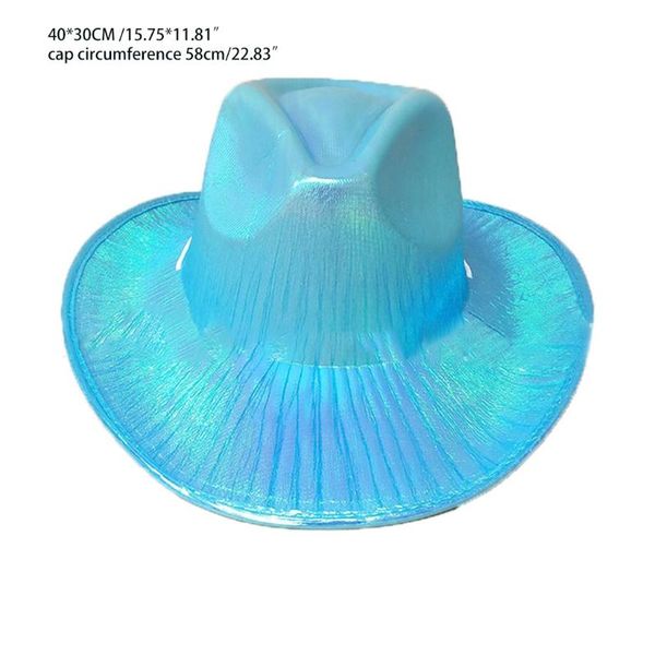 wide brim hats cowgirl hat with iridescence glitter party supplies cowboy for women kids, Blue;gray
wide brim hats cowgirl hat with iridescence glitter party supplies cowboy for women kids, Blue;gray