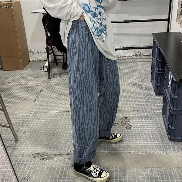 women's jeans blue striped high waist women zebra pattern full jacquard loose casual wide leg straight pants denim boyfriend
women's jeans blue striped high waist women zebra pattern full jacquard loose casual wide leg straight pants denim boyfriend