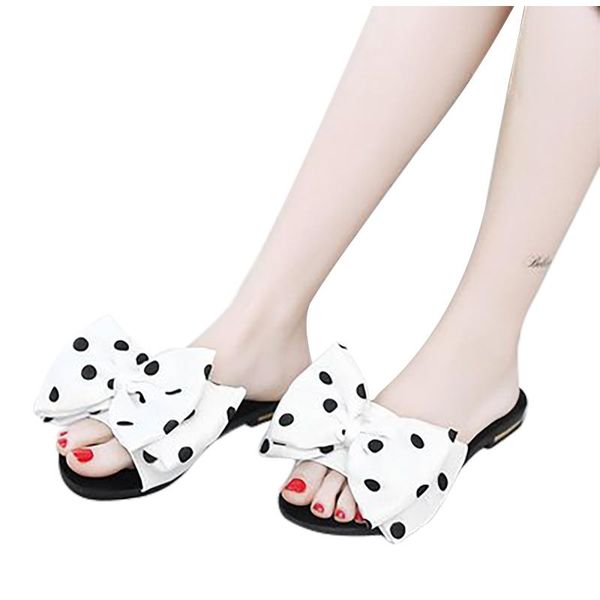 women polka dot flip flop ladies bow bohemia slipper summer flats open toe beach footwear female chanclas zapatos mujer #bl3 slippers, Black
women polka dot flip flop ladies bow bohemia slipper summer flats open toe beach footwear female chanclas zapatos mujer #bl3 slippers, Black