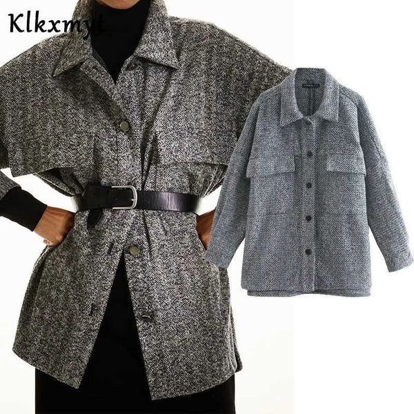 klkxmyt za jacket women fashion with button oversized jackets coat vintage long sleeve pockets female outerwear chic 210527, Black;brown
klkxmyt za jacket women fashion with button oversized jackets coat vintage long sleeve pockets female outerwear chic 210527, Black;brown
