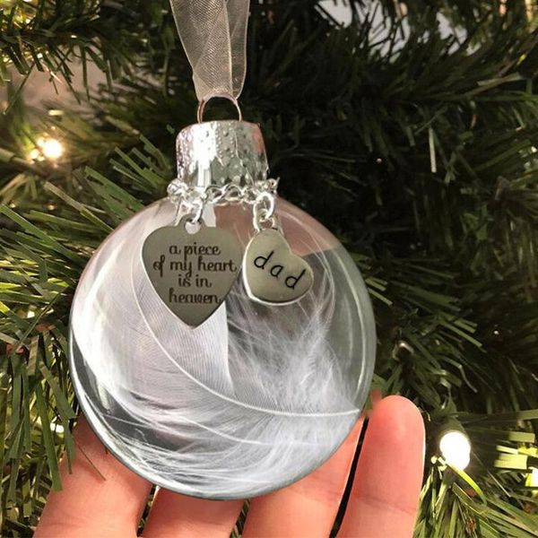 decorative objects & figurines decorations 1pc feather heart shape - a piece of my is in heave memorial ornament ribbon-linked ball pendant
decorative objects & figurines decorations 1pc feather heart shape - a piece of my is in heave memorial ornament ribbon-linked ball pendant