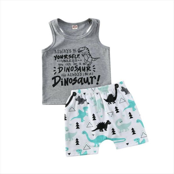 dropshipping baby clothes kid boys dinosaur sleeveless t shirt shorts pants outfit set, White
dropshipping baby clothes kid boys dinosaur sleeveless t shirt shorts pants outfit set, White