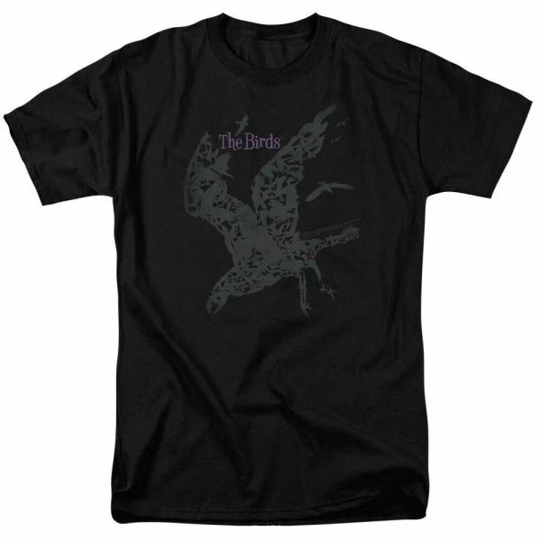 the birds poster t shirt mens licensed classic movie tee orson welles black, White;black
the birds poster t shirt mens licensed classic movie tee orson welles black, White;black