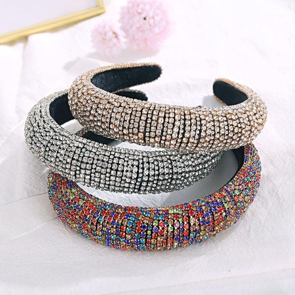 vintage crystal colorful rhinestone sponge padded hairband headband hair accessories1
vintage crystal colorful rhinestone sponge padded hairband headband hair accessories1