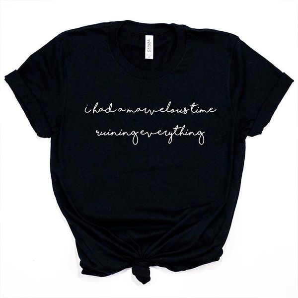 had a marvelous time ruining everything t-shirt women swift folklore inspired shirt taylor music lyrics shirts cute women's, White
had a marvelous time ruining everything t-shirt women swift folklore inspired shirt taylor music lyrics shirts cute women's, White