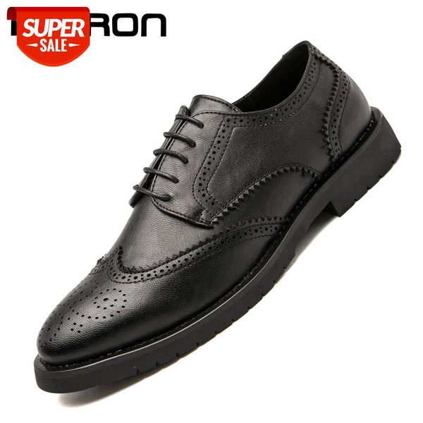 men brogue british casual dress shoes male gentleman pu leather footwear semi-formal loafers thick sole zapatos hombre #kk08
men brogue british casual dress shoes male gentleman pu leather footwear semi-formal loafers thick sole zapatos hombre #kk08