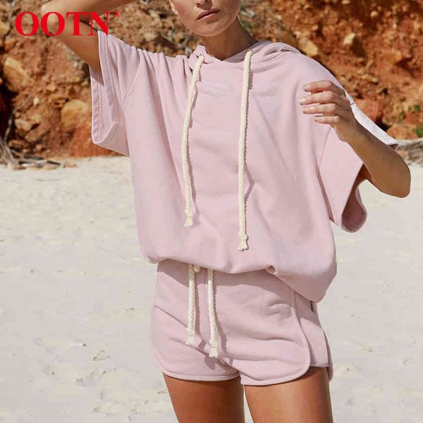 ootn pink short sleeve 2 piece women shorts suits hooded loose casual home set knitted summer two piece jogging sets orange 210413, White
ootn pink short sleeve 2 piece women shorts suits hooded loose casual home set knitted summer two piece jogging sets orange 210413, White