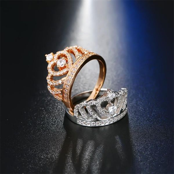 cluster rings fnio 2021 lovers crown ring zircon silver color filled engagement wedding for women jewelry wholesale, Golden;silver
cluster rings fnio 2021 lovers crown ring zircon silver color filled engagement wedding for women jewelry wholesale, Golden;silver