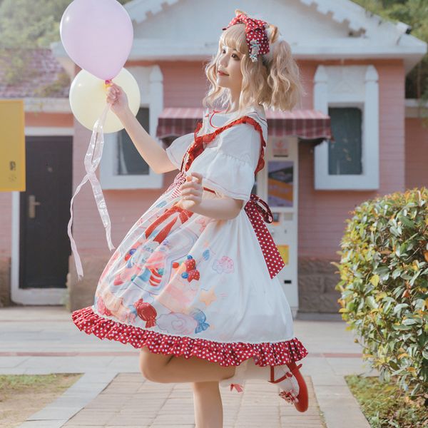 luxury casual dresses continuous candy can princs genuine jsk lovely everyday lolita drs sweet drs, Black;gray
luxury casual dresses continuous candy can princs genuine jsk lovely everyday lolita drs sweet drs, Black;gray