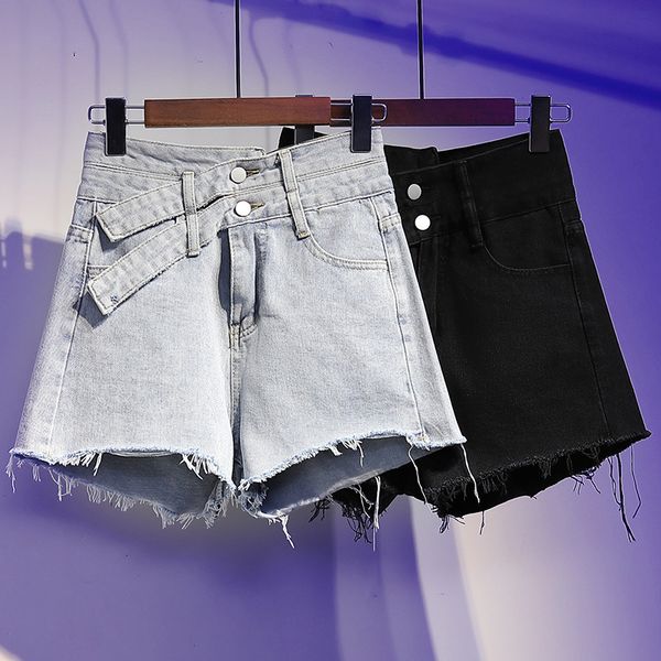 women's shorts new korean version high waist big size fat sister show thin wide leg a-line pants, White;black
women's shorts new korean version high waist big size fat sister show thin wide leg a-line pants, White;black